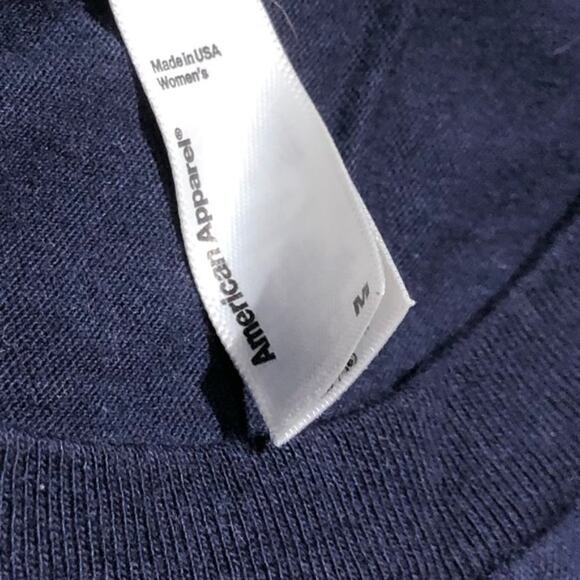 American Apparel Dark Blue Sherlock Holmes Graphic Shirt - Picture 4 of 4